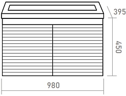 Brevita Тумба с раковиной Catania 100 белая – фотография-10