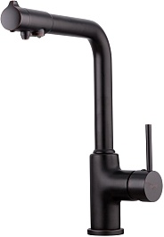 Gappo Смеситель для кухни G4390-10 черный – фотография-1