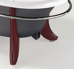 Roca Комплект ножек для чугунной ванны NEWCAST Futura в отделке вишня – фотография-1