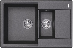 Florentina Мойка кухонная Консул 760 К черная – фотография-1