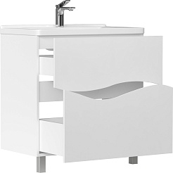 Volna Мебель для ванной Volna 60.2Y белая – фотография-5