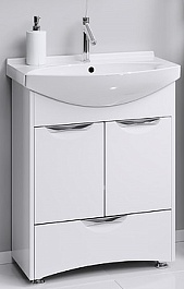 Aqwella Тумба с раковиной Ультра Люкс 65 – фотография-1