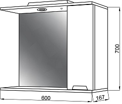 Ceruttispa Мебель для ванной Ломбардия 60 – фотография-6
