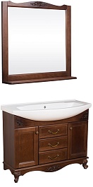 Bas Зеркало для ванной Версаль 105 орех – фотография-2