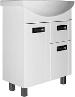 Mixline Тумба с раковиной Альфа 65 белая