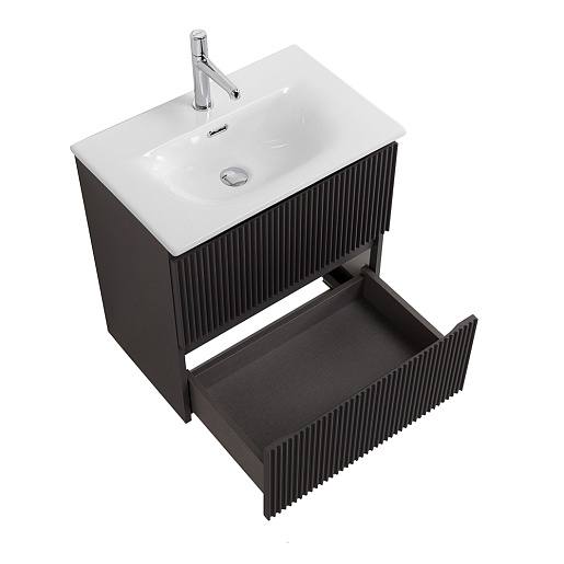 BelBagno Тумба под раковину Uno mini 50 подвесная Темно-Серый матовый – картинка-5