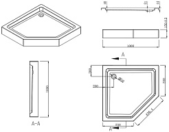 Esbano Душевой уголок ESR-7170B – фотография-11