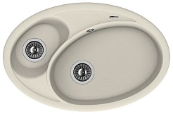 Florentina Мойка гранитная Селена 780 шампань – фотография-1