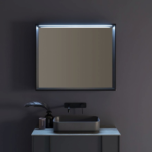 Allen Brau Зеркало Reality 90 1.32019.BB черный браш – картинка-5