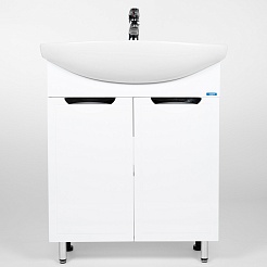 Viant Тумба под раковину Лима 70 2 дверки белая – фотография-3