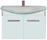 Misty Тумба для умывальника Джулия 75 подвесная белая