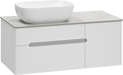 Misty Мебель для ванной Роял 100 подвесная белая матовая – фотография-4