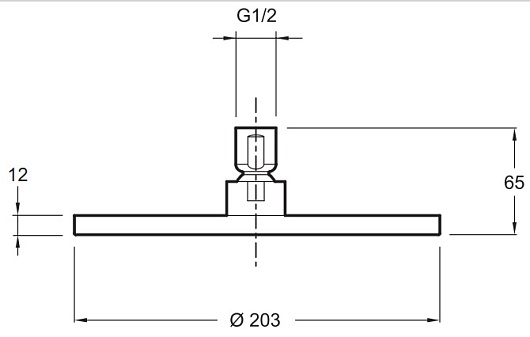 Jacob Delafon Верхний душ "Eo E14536-CP" – фотография-2