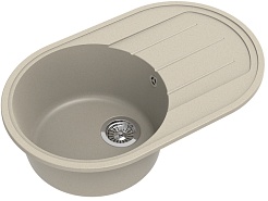 Ewigstein Мойка кухонная Elegant R50F темно-бежевый – фотография-1