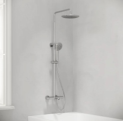 Sancos Душевая система Game с изливом и термостатом хром SC3001LCH – фотография-2