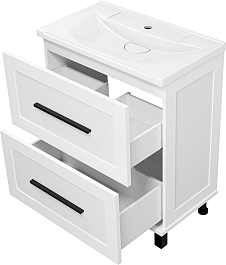 Misty Мебель для ванной Модерн 70 белая – фотография-7