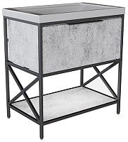 Mixline Тумба с раковиной Бруклин 80 бетон