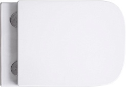 Sintesi Унитаз Balti подвесной безободковый белый с сиденьем микролифт – фотография-4