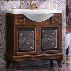 Opadiris Мебель для ванной Борджи 85 светлый орех – фотография-5