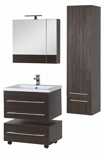 Aquanet Тумба подкатная "Нота 75" венге – фотография-12