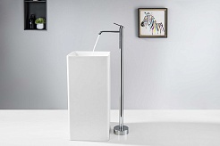 Aquatek Напольный смеситель для раковины Европа AQ1309CR хром – фотография-4