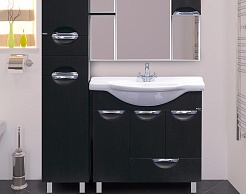 Misty Тумба с раковиной Глория 85 с б/к венге – фотография-4