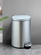 WeltWasser Ведро для мусора WW Lora MT 20L сталь матовая – фотография-4