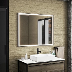 Teymi Зеркало Helmi Black Edition 100/80 LED сенсор на взмах T20306IR – фотография-5