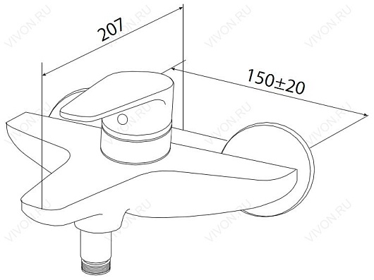 Am.Pm Смеситель Inspire F5010000 – фотография-2