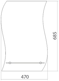 Mixline Зеркало Стиль Волна-Люкс 47 – фотография-2