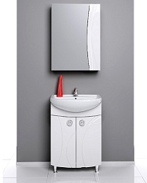 Aqwella Тумба с раковиной Самба 55 – фотография-2