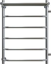 Aringa Полотенцесушитель водяной Римини 50x80x50 AR03025CH с полкой хром – фотография-1