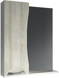 Какса-а Зеркальный шкаф Каприз 65 L дуб – фотография-1