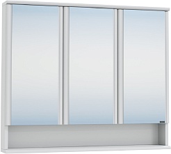 СанТа Зеркальный шкаф Вегас 100 белый – фотография-1