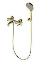 Oliveeka Смеситель для вынны с душем Y OL-639017-BG золотой матовый