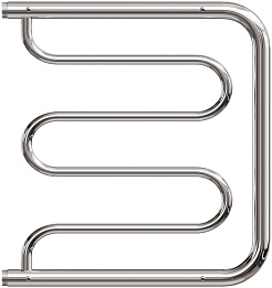 Point Полотенцесушитель водяной 500x400 PN25554P с полкой хром – фотография-2