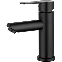 Frap Смеситель для раковины H801-6 F10801-6 черный – фотография-1