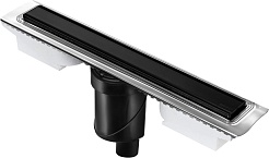 BERGES Wasserhaus Душевой лоток B1 Keramik 600 095017 черный матовый – фотография-1