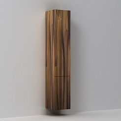 Am.Pm Шкаф пенал для ванной Gem 30 R подвесной орех – фотография-7