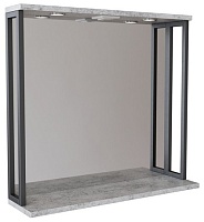 Mixline Зеркало Бруклин 80 бетон