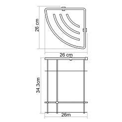 WasserKRAFT Полка "К-522" – фотография-4