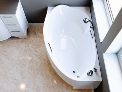 Фэма Ванна из литьевого мрамора Аделина 170 правая – фотография-3