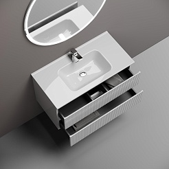 Sancos Тумба под раковину Snob T 90 bianco SNT90W – фотография-5