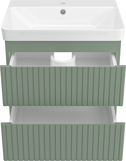 Brevita Мебель для ванной Victory 60 подвесная зеленая – картинка-5