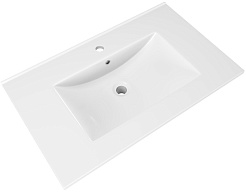 Teymi Тумба с раковиной Vitra 75 подвесная дуб/белый – фотография-7