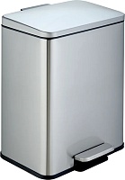WeltWasser Ведро для мусора WW Golf MT 17L сталь матовая