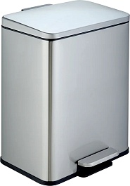 WeltWasser Ведро для мусора WW Golf MT 17L сталь матовая – фотография-1