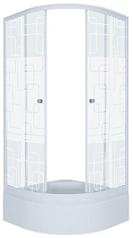 Triton  Душевой уголок Стандарт В квадраты 90x90 – фотография-1