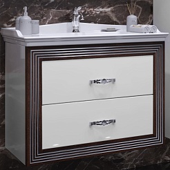 Opadiris Мебель для ванной Карат 80 серебро – фотография-4