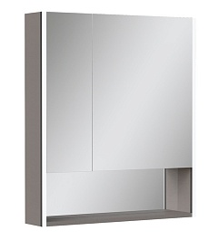 Equil Зеркальный шкаф Smile 70 лен антрацит – фотография-1